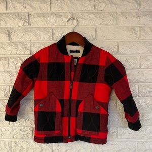 Boys buffalo plaid sterling jacket. Like NEW! Size 4